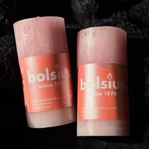 Bolsius Pink Scented Candles